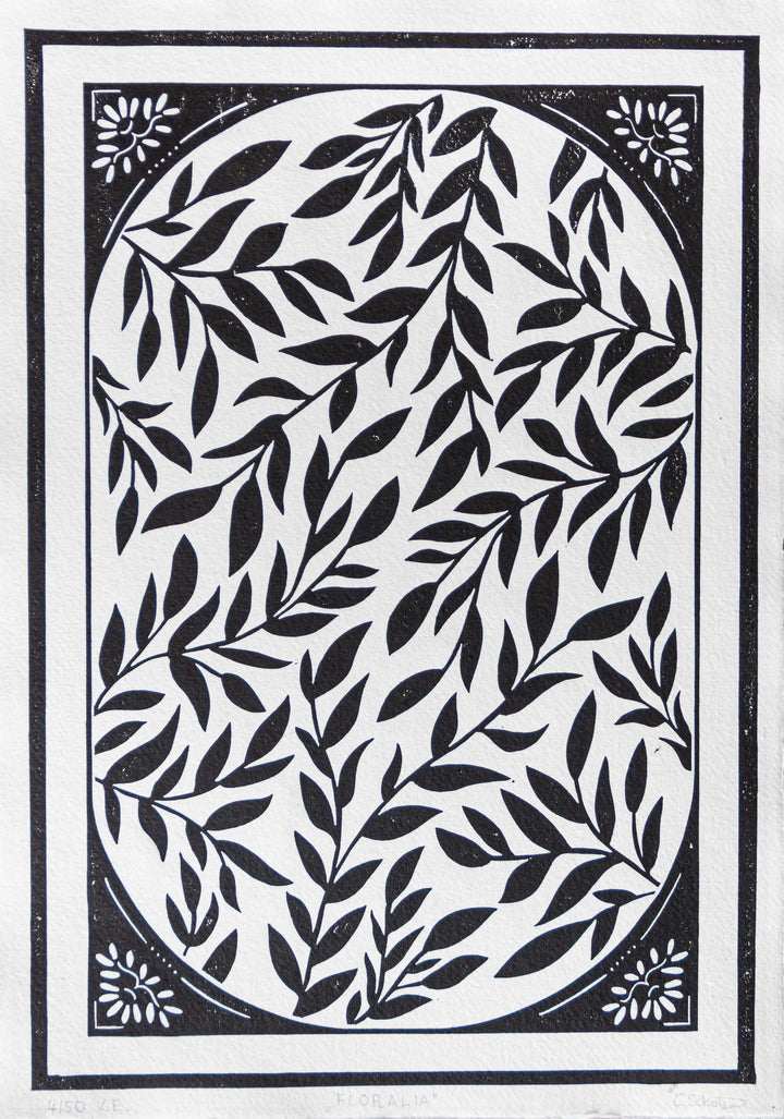 "Floralia" - schwarz