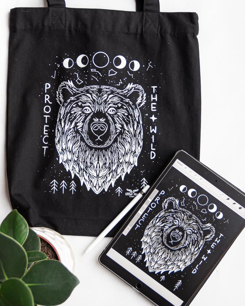 "Protect The Wild" Tote Bag